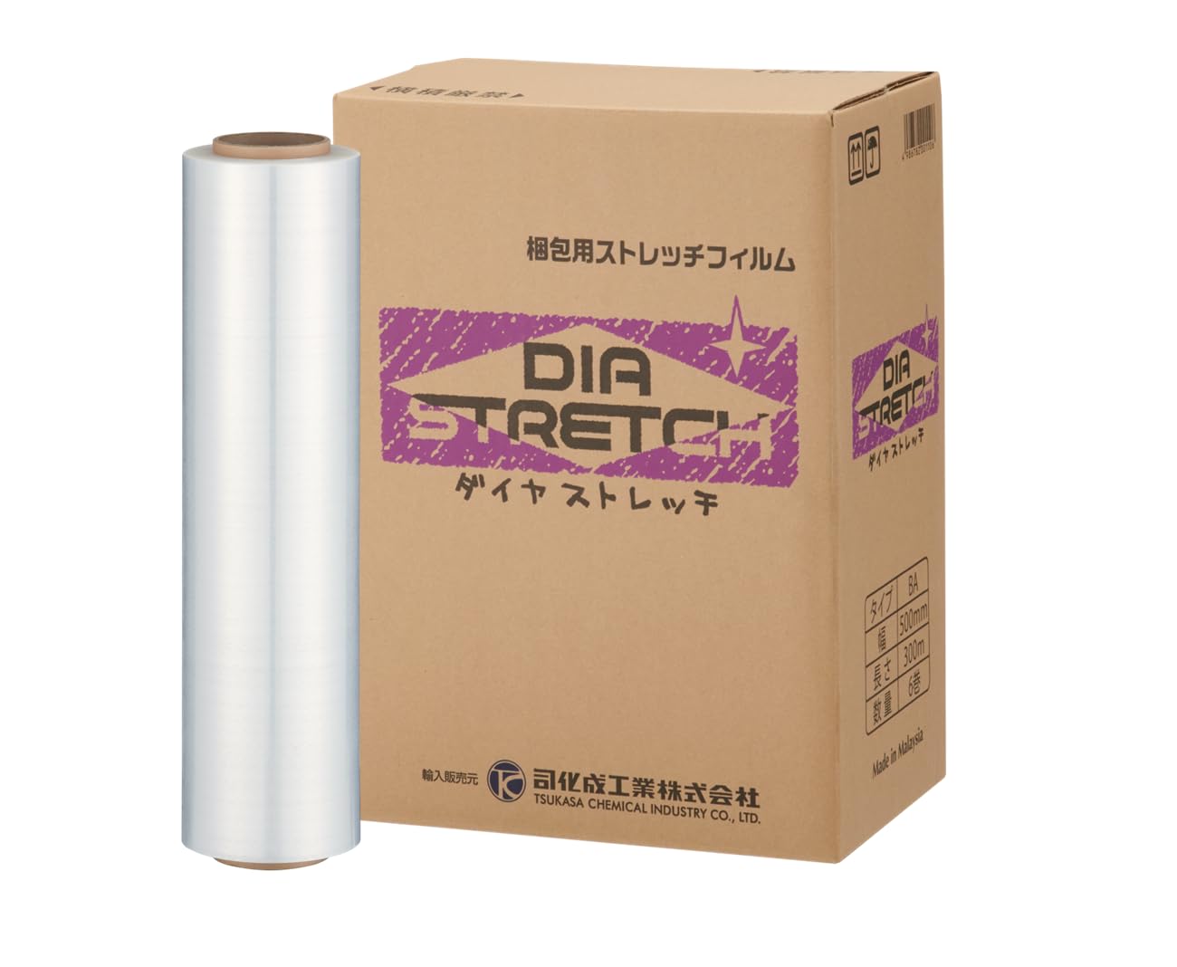 Amazon.co.jp: 司化成工業 ダイヤ ストレッチフィルム BA 20ミクロン