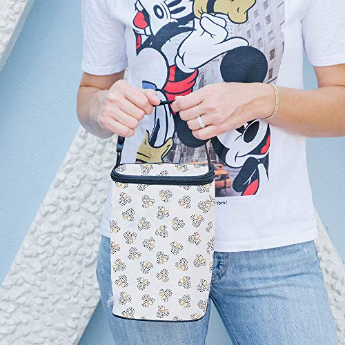 Image of J.L. Childress Disney Baby TwoCOOL Breast Milk Cooler Travel Bag - Insulated Baby Bottle Storage Bag, Portable Organizer Pack, For Daycare or On the Go, Fits 2-4 Bottles - Minnie Mouse