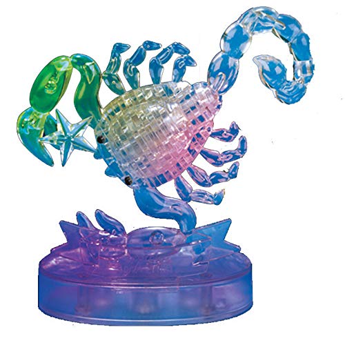 Graces Dawn® Crystal Twelve Constellations Deluxe 3D Puzzle Colorful Crystal Decoration (Scorpio)
