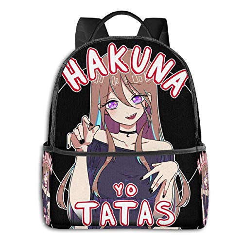 XCNGG Anime Hakuna Yo Tatas  Tipo 1  Mochila Escolar clásica para Estudiantes Ciclismo