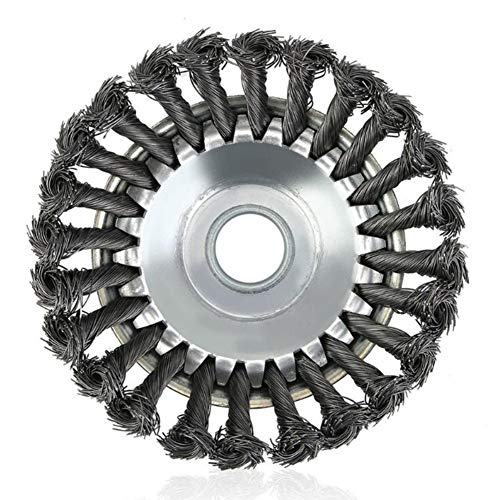 MBLUE 6'' Steel Wire Trimmer Head Grass Brush Cutter Dust Weeding Disc Lawnmower 25MM