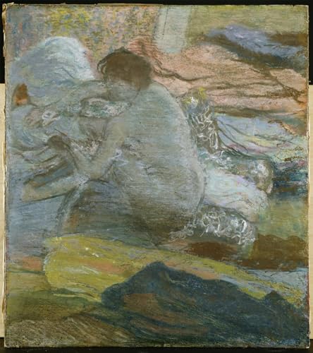 Toile Degas Femme s'essuyant les pieds impression premium