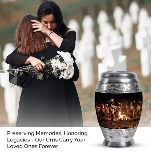 Image of Native American Themed Urns - Ashes Keepsake - Cremation Memorial - Cremation Urns for Burial - Urns for Ashes Adult Female Mom - (3 inch Pack of 1)