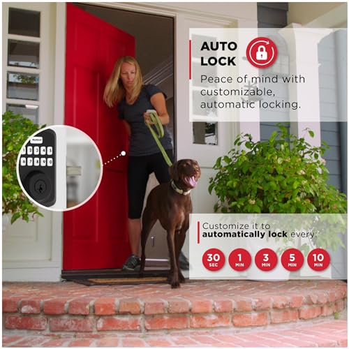 Kwikset 9250TRS-L03S Transitional Powerbolt 2 Electronic SmartCode Deadbolt SmartKey with RCAL Latch and RCS Strike Lifetime Brass Finish thumbnail 6