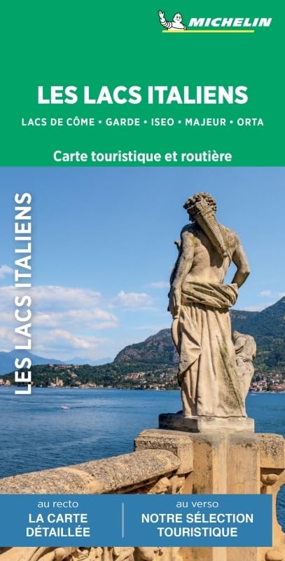 Carte Les Lacs italiens: Lac de Côme, Garde, Iseo, Majeur, Orta