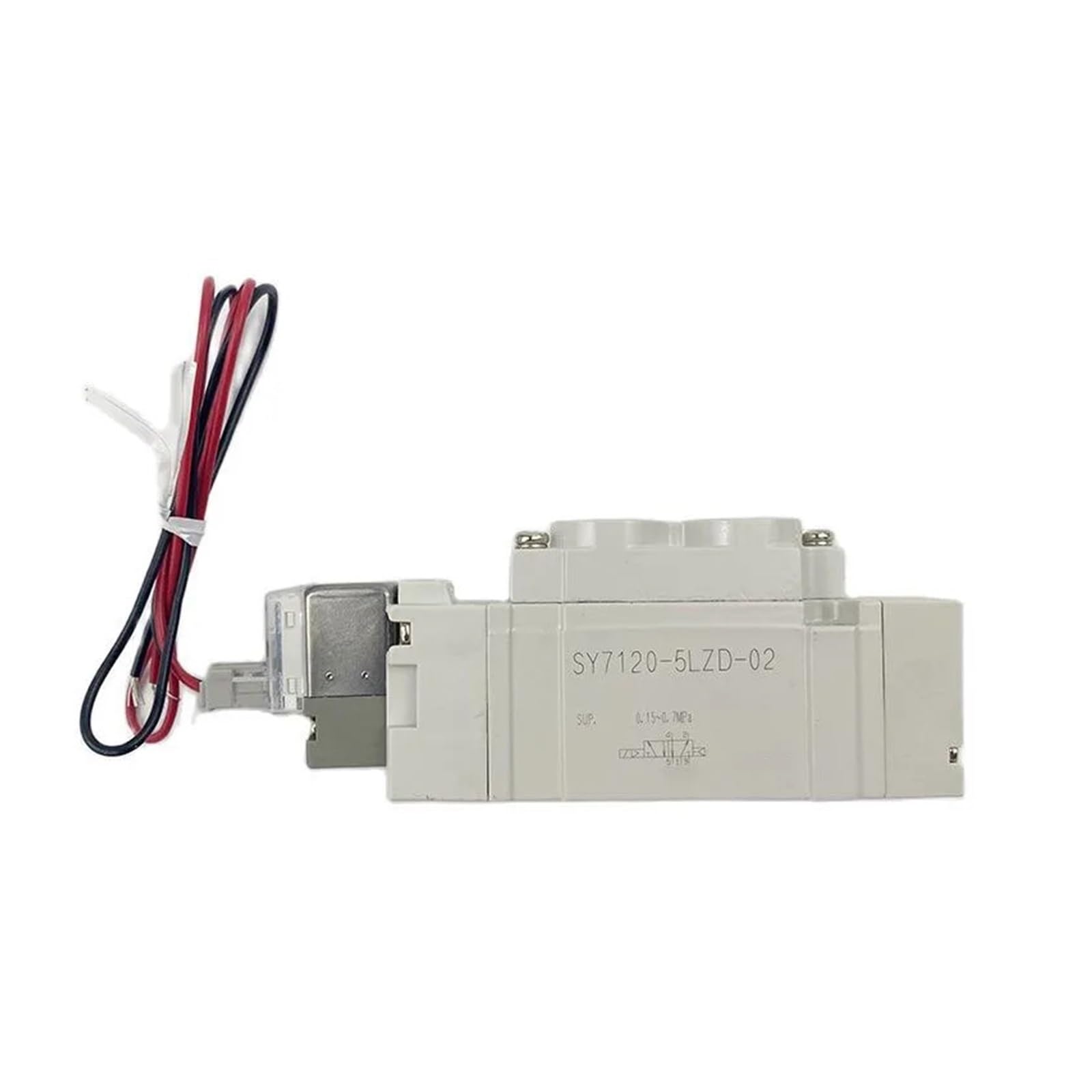 HEXEH Electroválvula neumática eléctrica SY5220 01 Electroválvula de 2 Posiciones Electroválvula electromagnética Doble(SY5220-4HD-01)