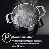 AEG IKB6430AMB Autarkes Kochfeld / Induktion / 60 cm / Edelstahlrahmen / Aufliegend / 4 Kochzonen / Powerfunktion / Kindersicherung - 3