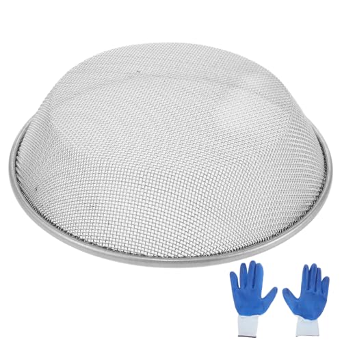 Abaodam Efficient Sandstone Sieve Tool 30cm Diameter Fine Mesh for Soil Compost Rocks Garden Sifter Strainer