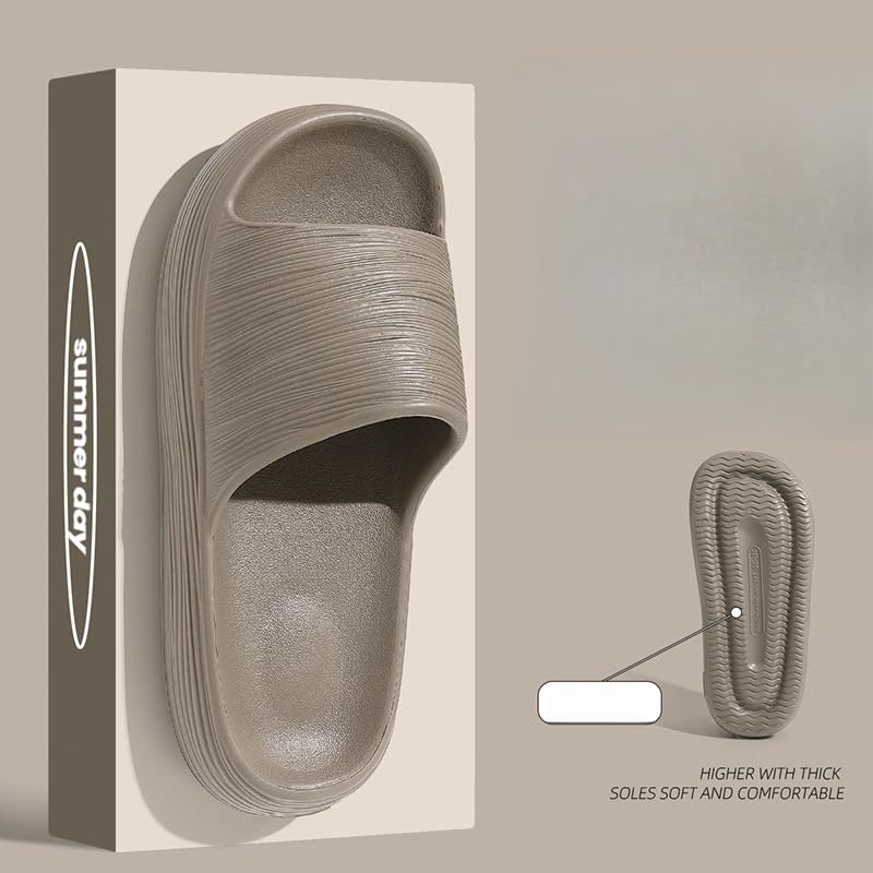 Cloud Slippers for Women, Pillow Slippers Super Soft, Thick Sole Slides for with Anti-Skid Sole3