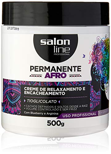 Linha Transformacao (Afro) Salon Line - Creme De Relaxamento e Encacheamento 500 Gr - (Salon Line Transformation (Afro) Collection - Curling Relaxer Cream Net 17.63 Oz)