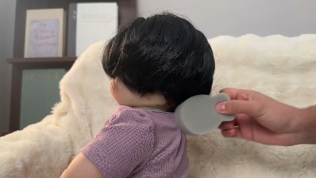 Baby Hair Clippers, Silent Kids Hair Trimmers, Electric Kids Hair Clippers With 2 Guide Combs For Babies Children Infant 2 - View #4