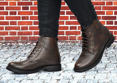 Image of GALEX Leather Boots for Men | Trendy, Stylish & Casual Boots
