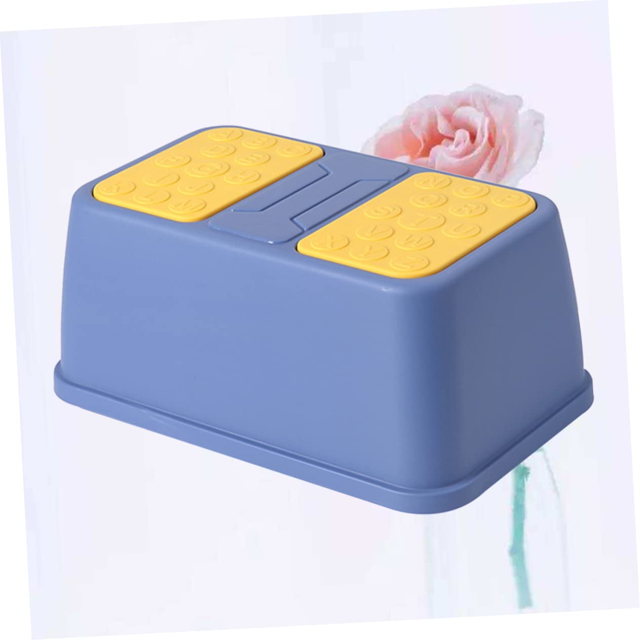 1pieza Escabel Infantil Antideslizante De Plástico para Lavabo y Baño De Mano para Azul