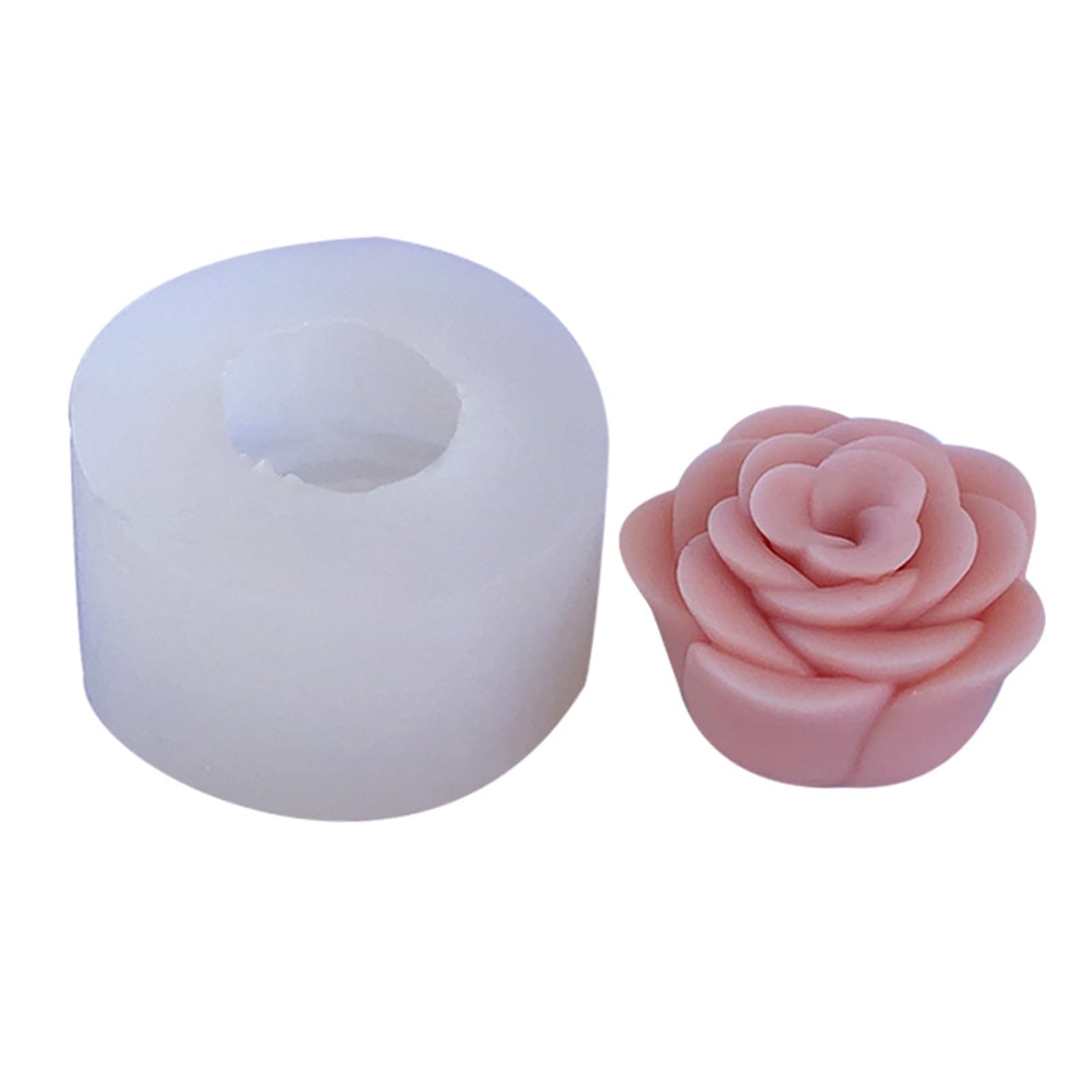 Kalttoy Camellia Flower Mold 3D Scented Mold for Making Gypsum Ornament Birthday Gift Epoxy Resin Craft Silicone for Flower Shape