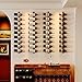 2 Pack 12 Bottle Wall Wine Rack for 24 Wine Bottles, DIY Detachable Wall Mount Wine Rack, Wine Storage Organizer Display Holder Used As One or Four, for Dining Room, Wine Cellar, wine lover gift