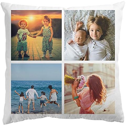 Personalised Photo Pillow Cushion Cover Sofa Home Décor Custom Gift Birthday Wedding Keepsake Cover