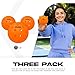 Franklin Sports Outdoor Pickleballs - X-40 Pickleball Balls - USA Pickleball (USAPA) Approved - 3 Pack Outside Pickleballs - Lava - US Open Ball