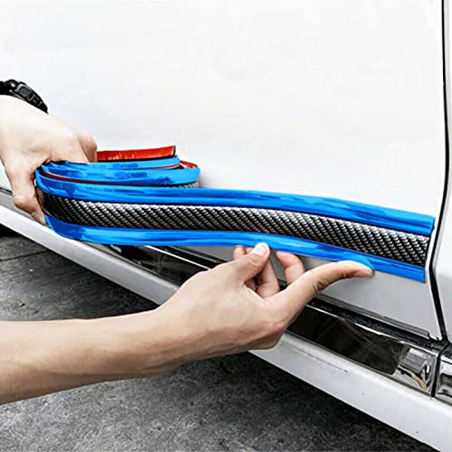 Eohmak Automotive Door Entry Guard Car Door Sill Protector Anti-Collision Strip Rubber Waterproof Protection Strip For Most Car (3M Length, 7Cm Width, Blue) #TOP2