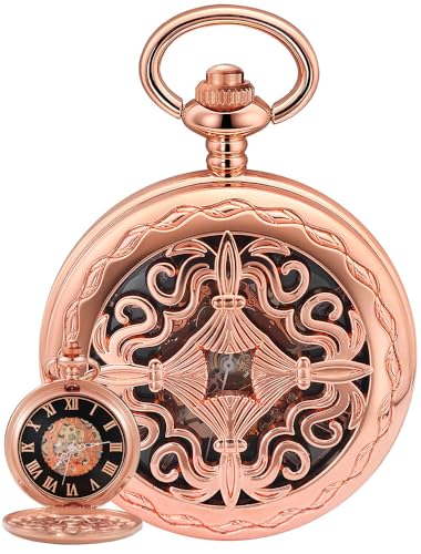 Alwesam Rose Gold Mechanical Pocket Watch