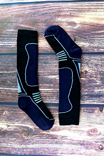 4 Pack Mens Womens Kids Extra Warm Winter Knee High Padded Wool Blend Ski Socks2