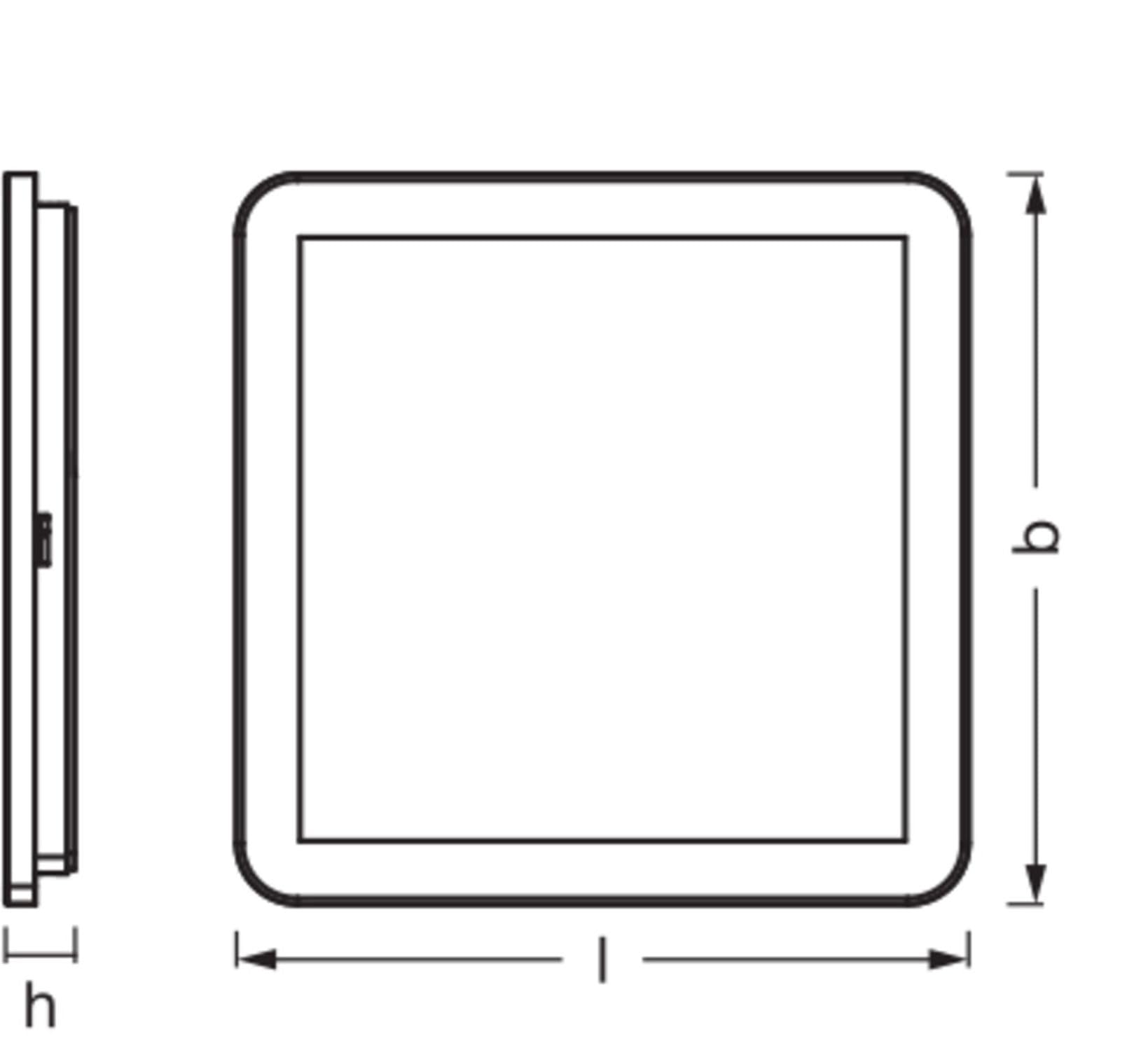 Licht-Erlebnisse LED Deckenlampe Holz Metall 3000-4000 K Click-CCT IP44 wohnlich Schlafzimmer Flur Badezimmer Treppenhaus L:30 cm Deckenleuchte Esszimmer