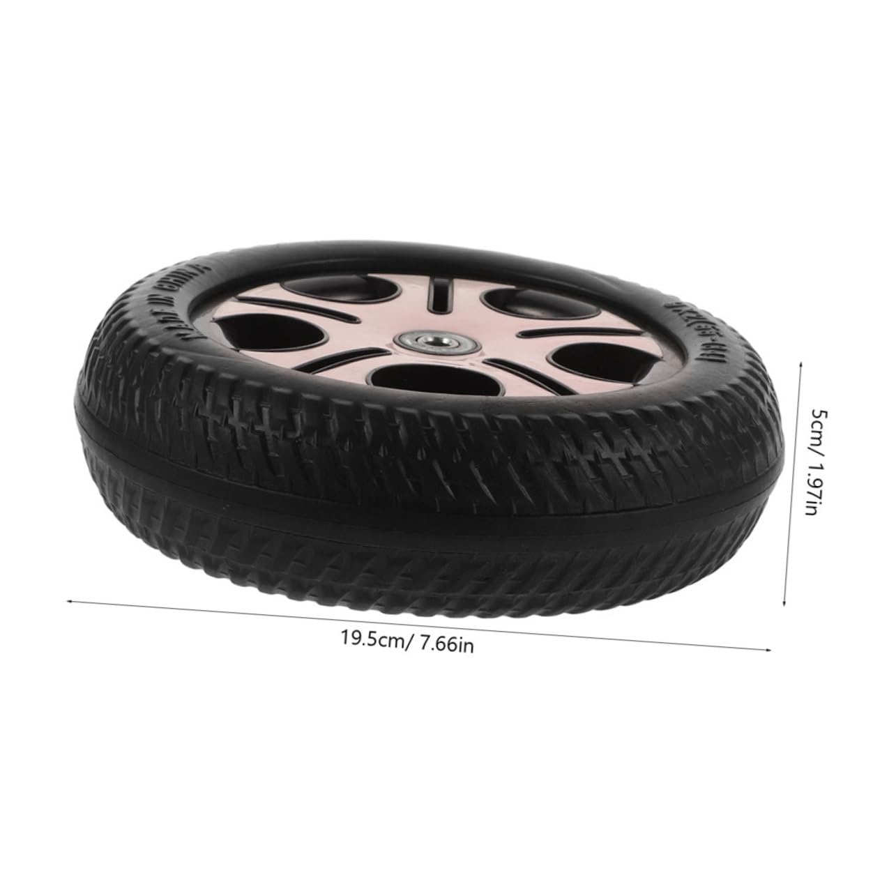 ifundom Ruote per Triciclo Bambini 2 Pezzi in Plastica Rosa Foro 0,8cm, Leggere e Facili da Installare, Adatte a Scooter e Biciclette per Ragazzi e Ragazze
