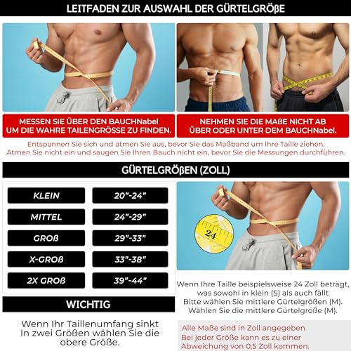 BEAST RAGE Gewichthebergürtel, Leder, strapazierfähig, Fitnessstudio, Bodybuilding, Workout, Training, Gewichthebergürtel, 10 verstellbare Löcher, 10,2 cm, gepolsterte (Schwarz, M)