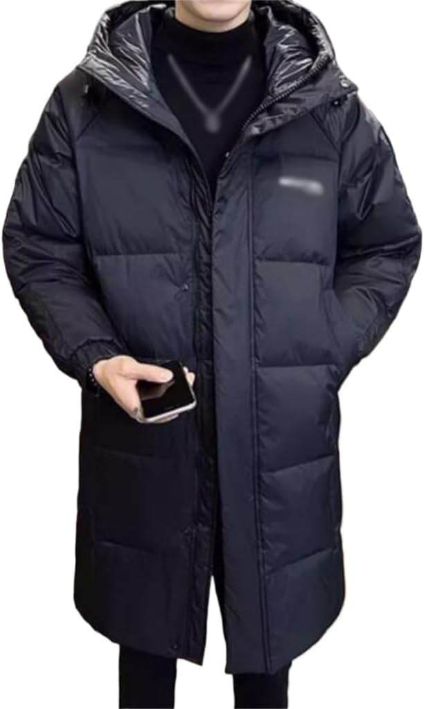High Street Ruffian Handsome In The Long Of Thick Coat Down Jacket Down Jacket Men's Winter