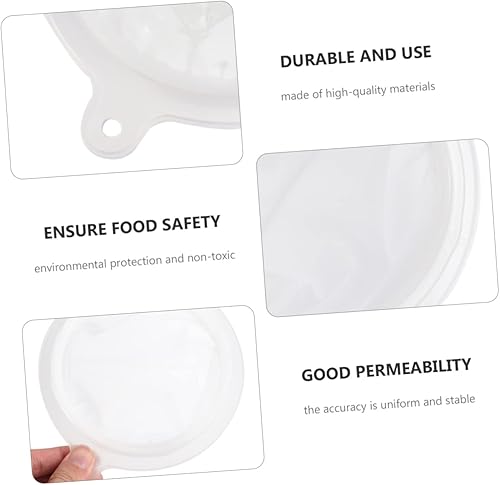 Miniatura 5 de DOITOOL Colador de malla Embudo de plástico para filtro de café de metal, embudo de plástico con colador, filtro de alimentos, embudo para frascos,