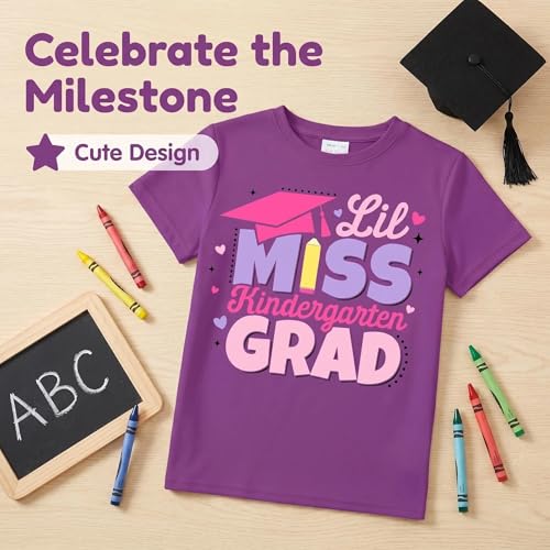 Image of Kindergarten Graduation Shirt Kids Kindergarten Graduation Gifts for Girls T-Shirt Top