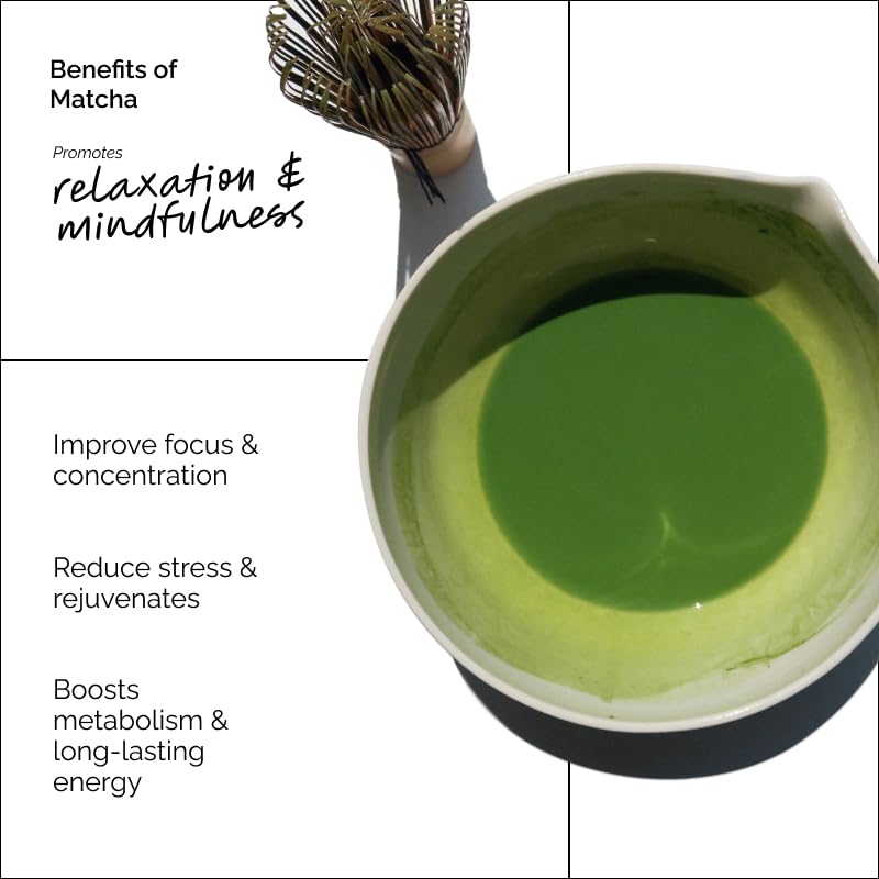 Image of ILEM JAPAN Japanese Matcha Green Tea Powder 25g | First Harvest from Kagoshima | Premium Ceremonial Grade Organic Matcha Umami Taste | Antioxidants, Enhanced Metabolism Weight Management & Detox | Pure, Authentic Green Tea