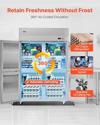VEVOR 32 Cu.Ft Commercial Upright Refrigerator