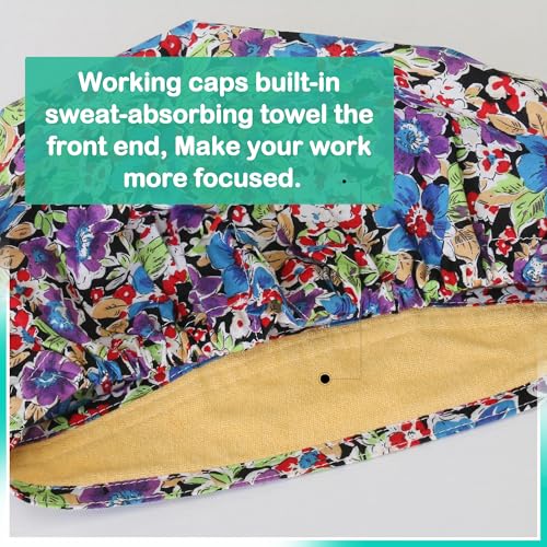 Image of GUOER Hat Bouffant Cap One Size Multi Color