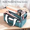 Nicpro Craft Organizer Art Bag, Tote Bag For Art Supply Storage, Portable Supply Organizers Caddy with Multiple Pockets, Craft Bag for Drawing, Scrapbooking, Journal, Sewing, School, Office Supplies #2