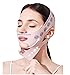 1Pc Pink Reusable V Line Mask,Breathable, Soft and Comfortable Chin Strap for Women Skin Care Tools