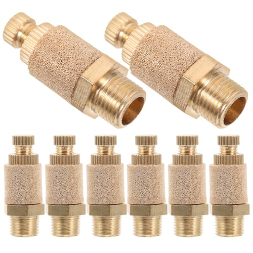 Silenciadores neumáticos de cobre sinterizado SHINEOFI para regular purgas de aire