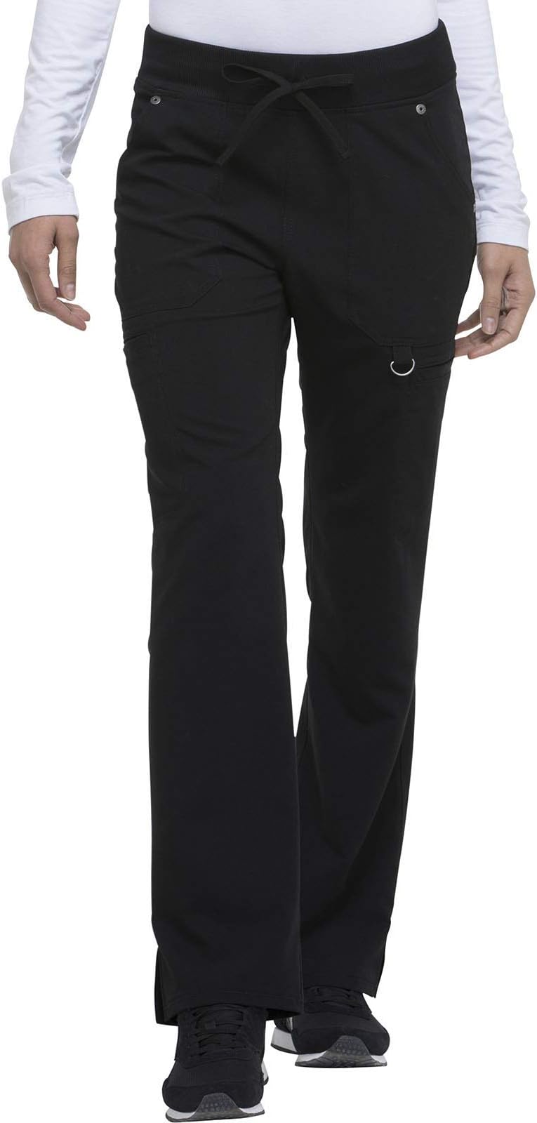 EDS Essentials Scrubs for Women, Drawstring Cargo Scrub Pants DK010P, XS Petite
