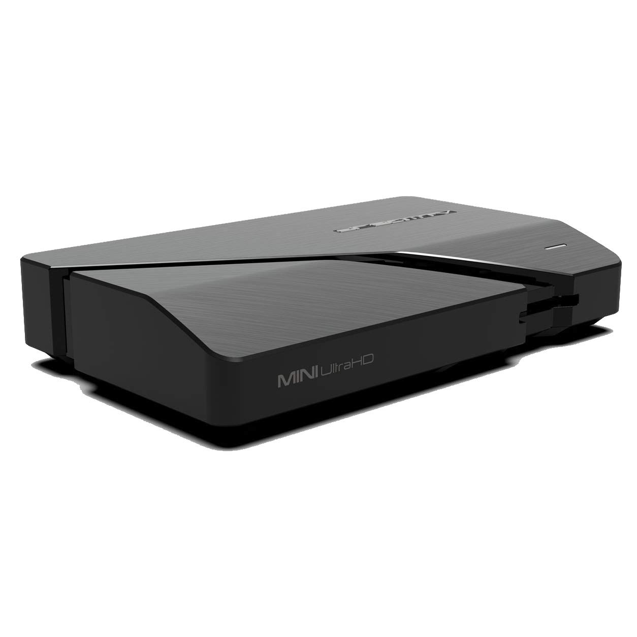 Mini Ultra HD 4K 2160p Android 9.0 16GB Flash, 2GB RAM, H.265, HDMI 2.1, USB3.0, IPTV Streamer, Dual WLAN 2,4/5GHz, LAN, Bluetooth Smart TV Box Schwarz, DreamTVMP