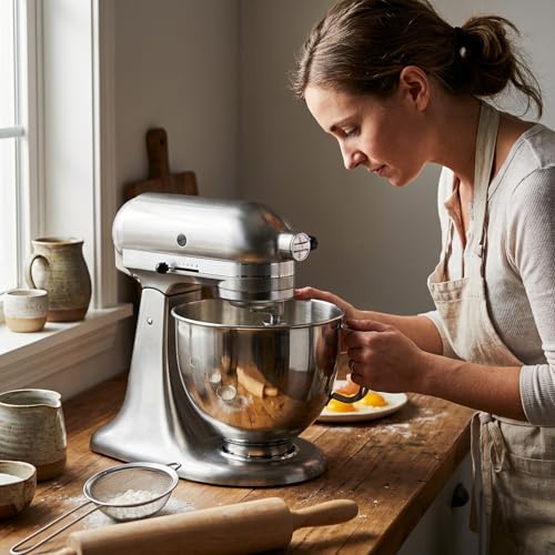 Tazón mezclador de acero inoxidable 5 Qt para KitchenAid miniatura 3