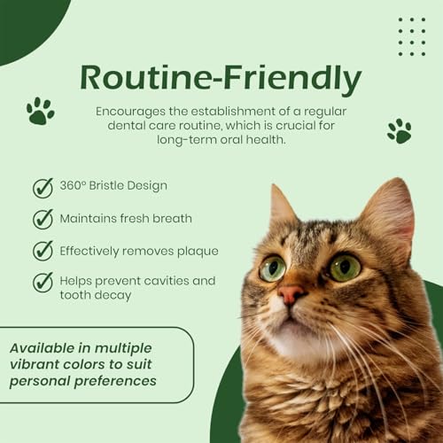 Image of Izbor Cat & Dog Teeth Brushing Kit- 360 Finger Toothbrush for Dogs, Soft Silicone Bristles, BPA- Free, Dental Tools for Dogs, Puppy Essentials for Daily Oral Care (4)