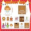 Soulchen 60 Pcs Daniel in The Lion's Den Craft for Kids Felt Finger Puppet with 6 Bible Story Cards Christian Stories Telling Sunday School Craft Games for Summer Vacation Home Office Activities #1