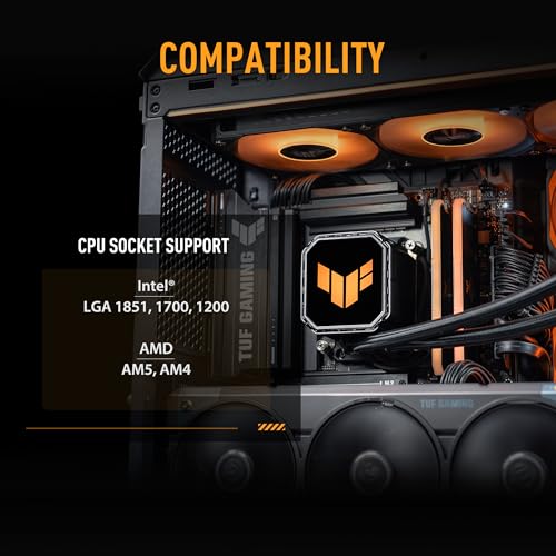 ASUS TUF Gaming LC III ARGB 360mm AMD/Intel Gaming Liquid CPU Cooler - image 9