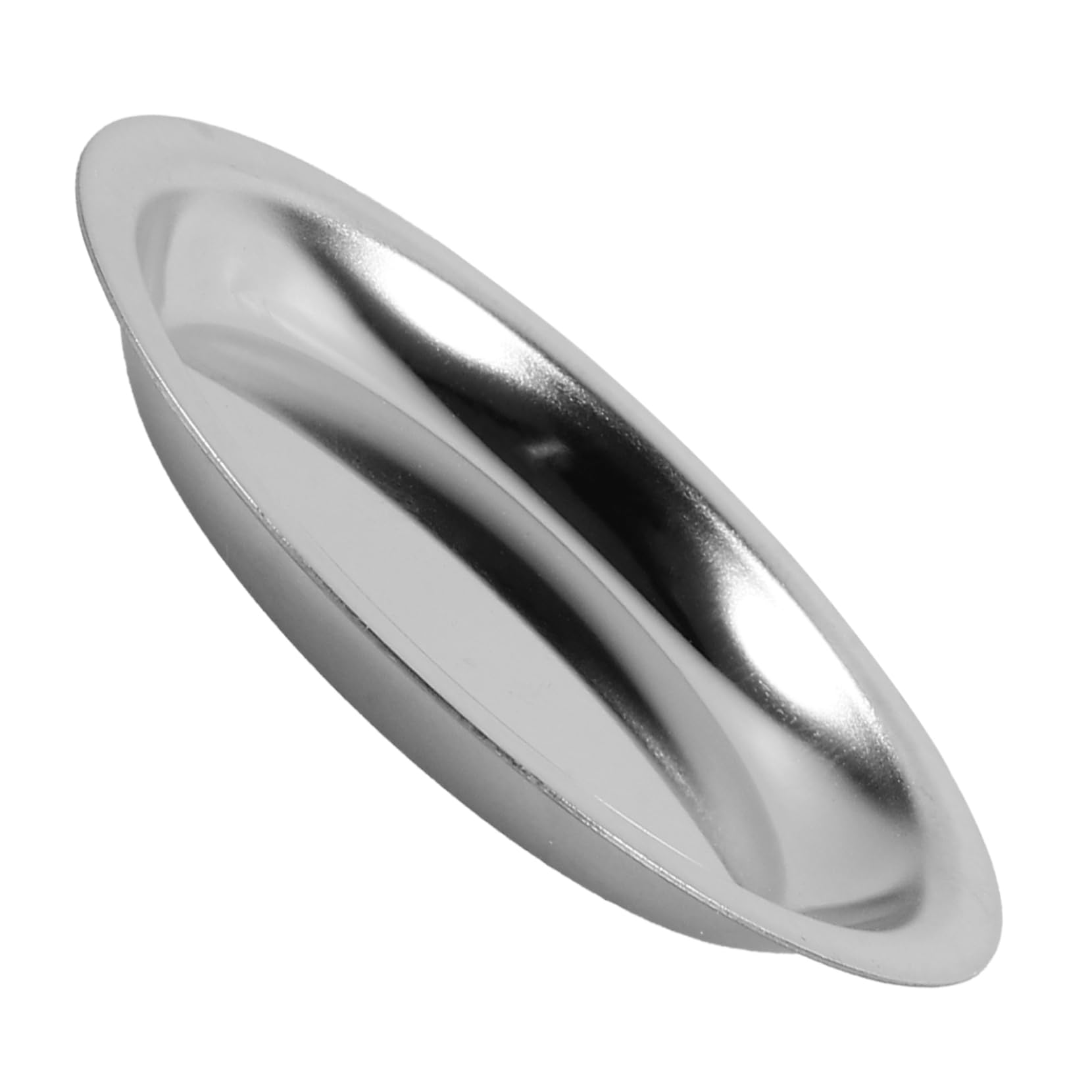 Ciieeo Stainless Steel Tea Bag Storage Dish Round Decorative Saucer for Home Bar and Restaurant Use Lightweight Design present for Tea Lovers Tea Saucer