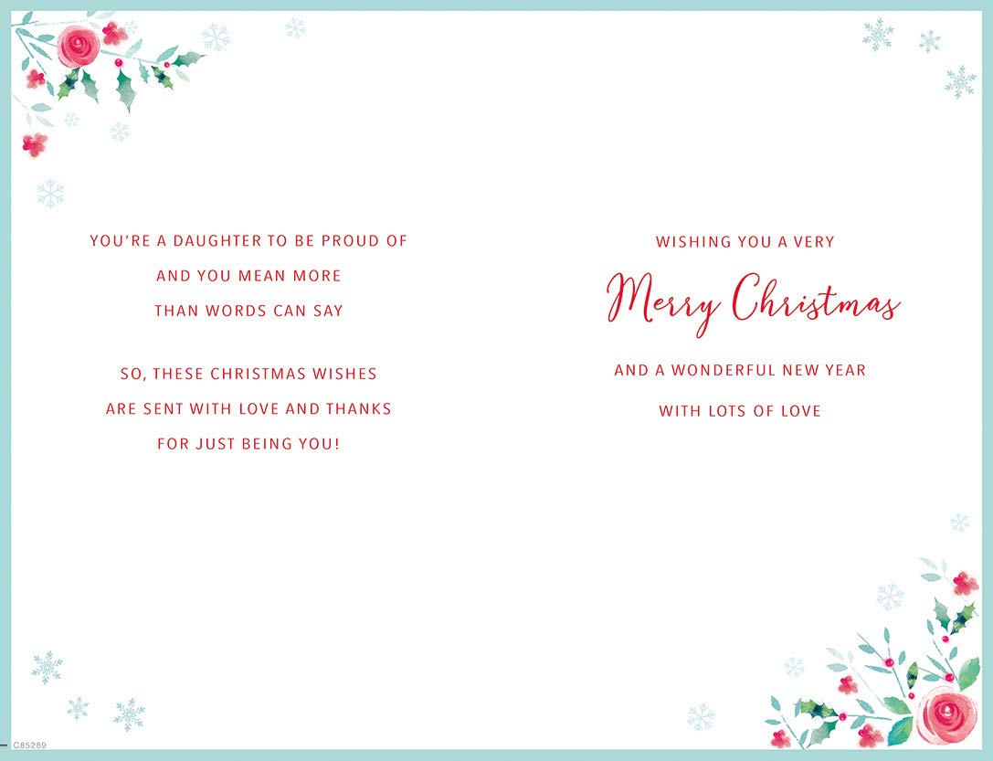 Regal Publishing Carte De Noël Moderne Pour Petite-fille 22,9 X 15,2 Cm