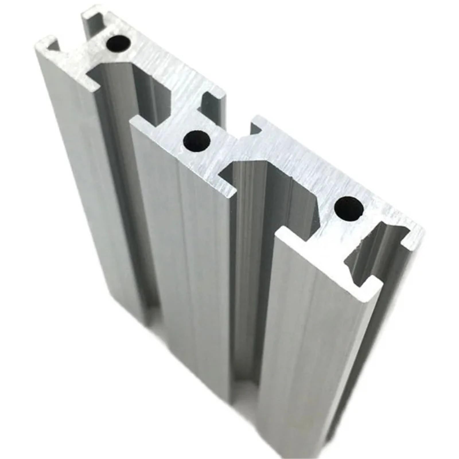 GTPBAO 2 pezzi 1570 Profilo estruso in alluminio 15x70mm Tubi quadrati anodizzati argento Telaio for ringhiere Strutture for mobili Binario estruso(1000mm long)