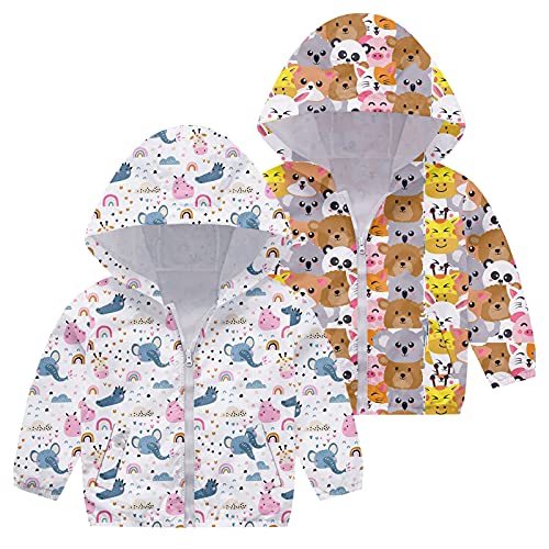Autumn Print Kids Jacket Toddler Girls Baby Zipper Windproof Girls Coat Hooded Boys Toddler Boy Winter Jackets3