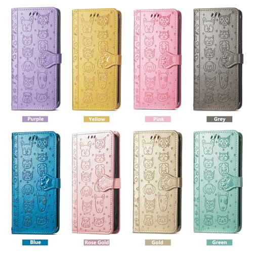 Étui iPhone 17 en cuir bleu résistant pour éviter de perdre ses cartes - 6