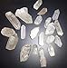 JIC Gem 2 lbs Natural Clear Quartz Crystal Point 2inch Big Size About 20pcs up for Healing and Gift Use