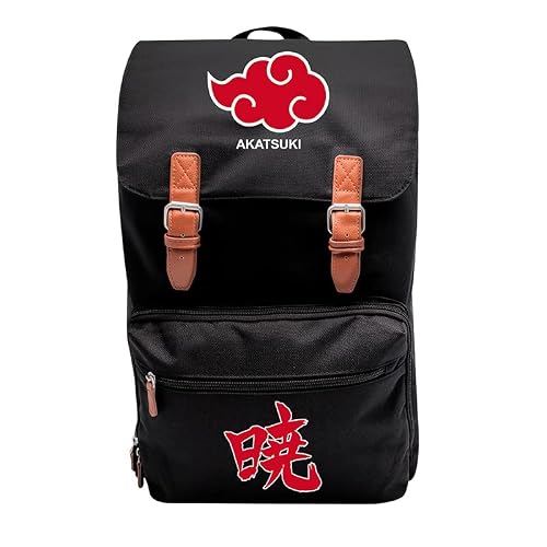 ABYstyle Naruto Shippuden Akatsuki - MochilaXXL(33 x 50 x 17 cm), Negro