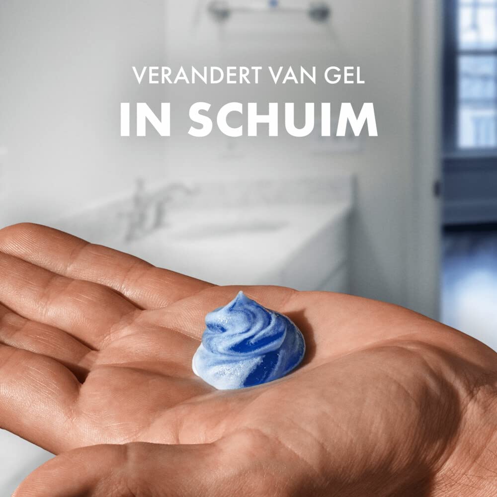 Gillette Series Rasiergel, feuchtigkeitsspendend, mit Kakaobutter, vollständiger Schutz gegen Reizungen, schützt vor Schnitten, Verbrennungen, Rötungen und Zerren, 200 ml